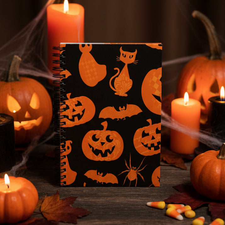 5x7" Halloween Spiral Bound Notebooks