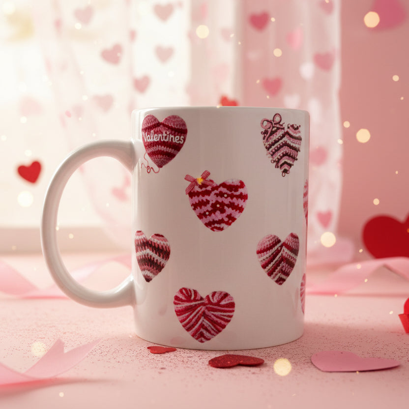 Crochet Hearts Mug