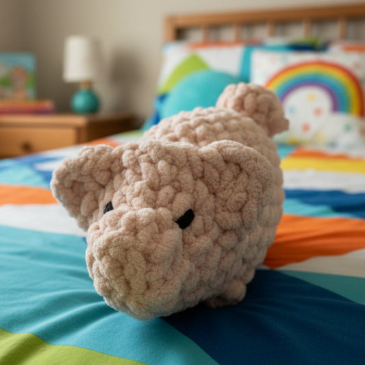 Crochet Pig Plush