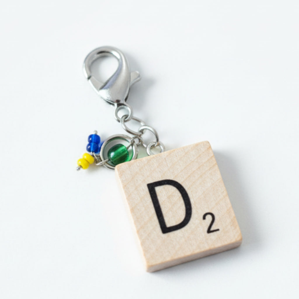 Scrabble "D" Keychains/Zipper Pulls