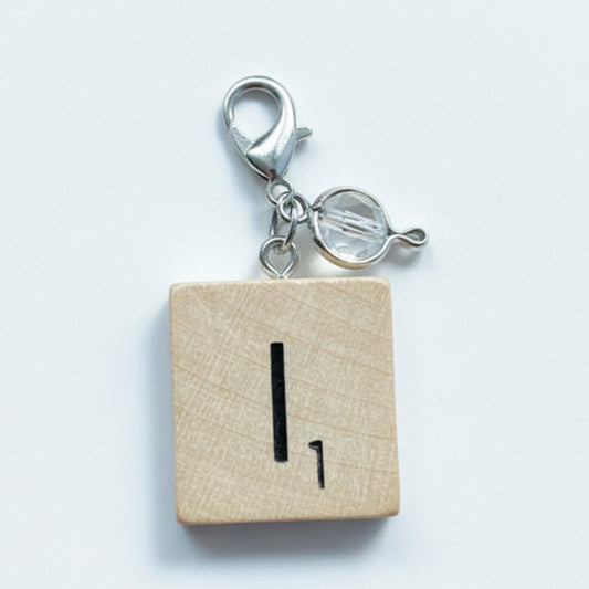 Scrabble "I" Keychains/Zipper Pulls