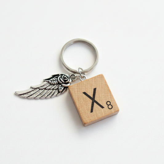 Scrabble "X" Keychains/Zipper Pulls