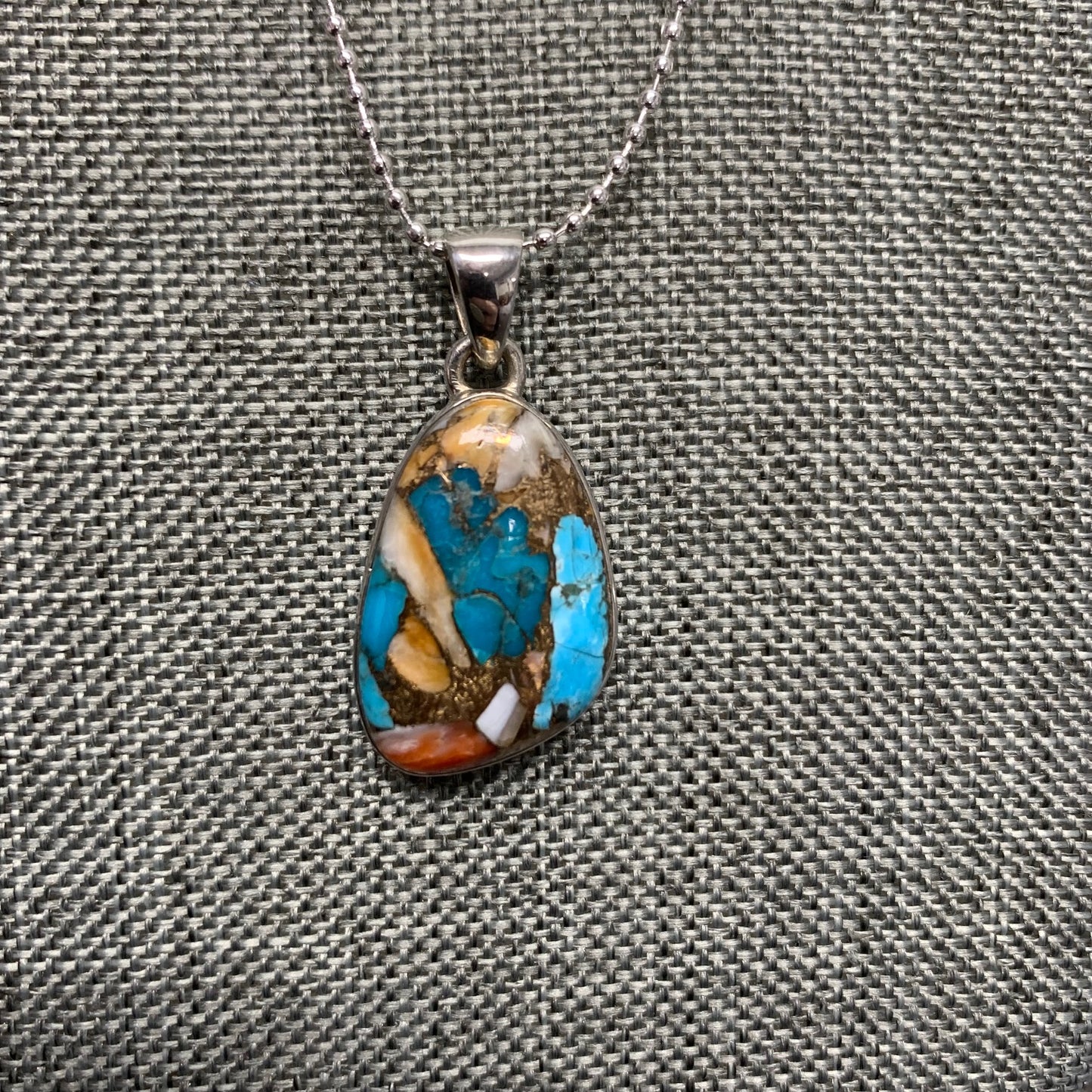 Spiny Oyster Turquoise Necklace