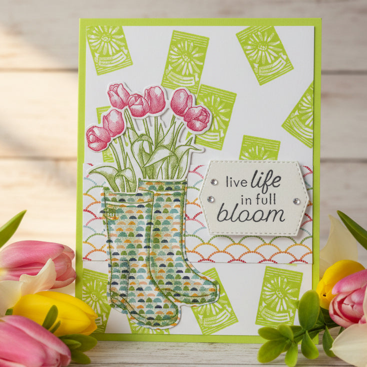 Live Life in Full Bloom Mother's Day Card