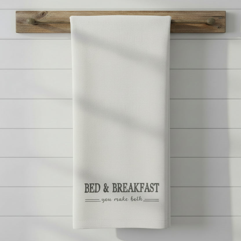 Bed and Breakfast Tea Towel