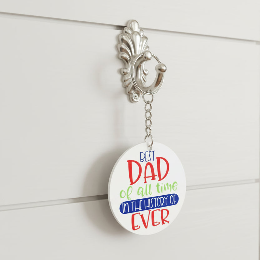 Best Dad Of All Time Keychain