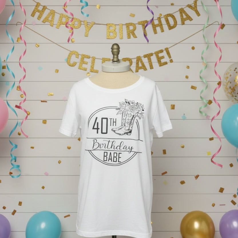 Birthday Babe Design for Shirt