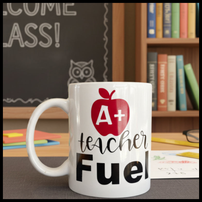 A+ Teacher Fuel Mug