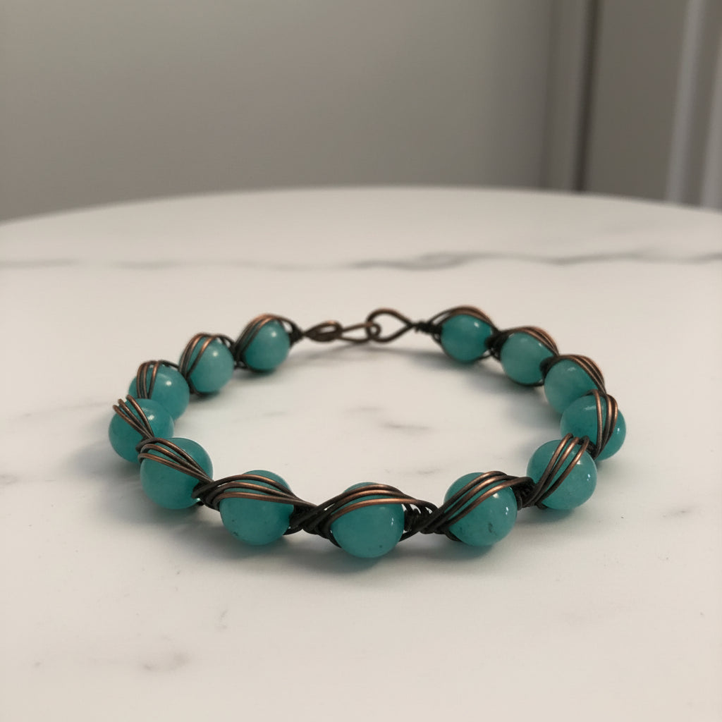 Blue Angelite Bracelet