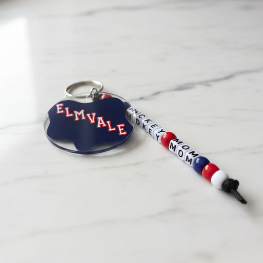 Coyotes Mom Keychain