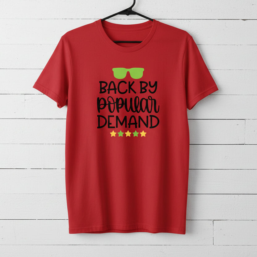 Back By Popular Demand Design for YOUTH Shirt