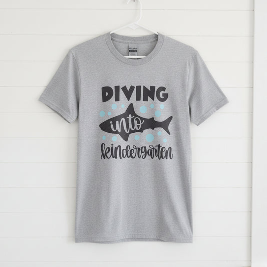 Diving Into Kindergarten YOUTH Shirt