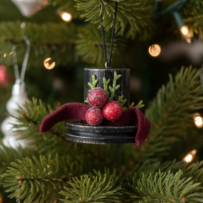Snowman Hat Ornament