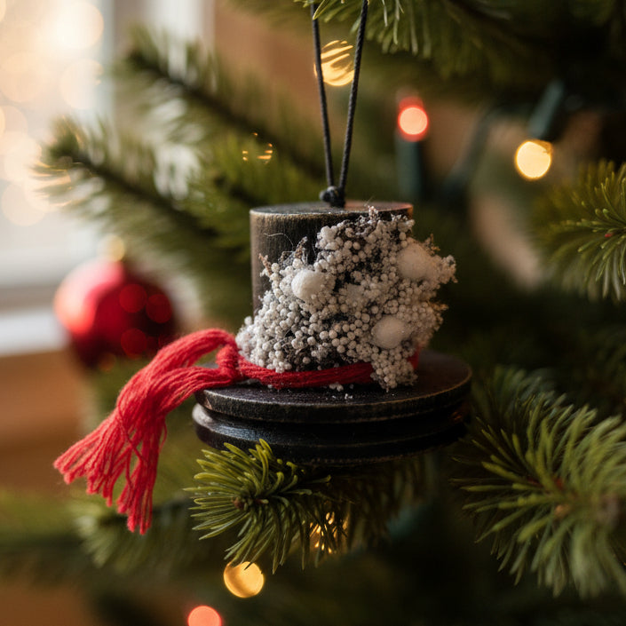 Snowman Hat Ornament