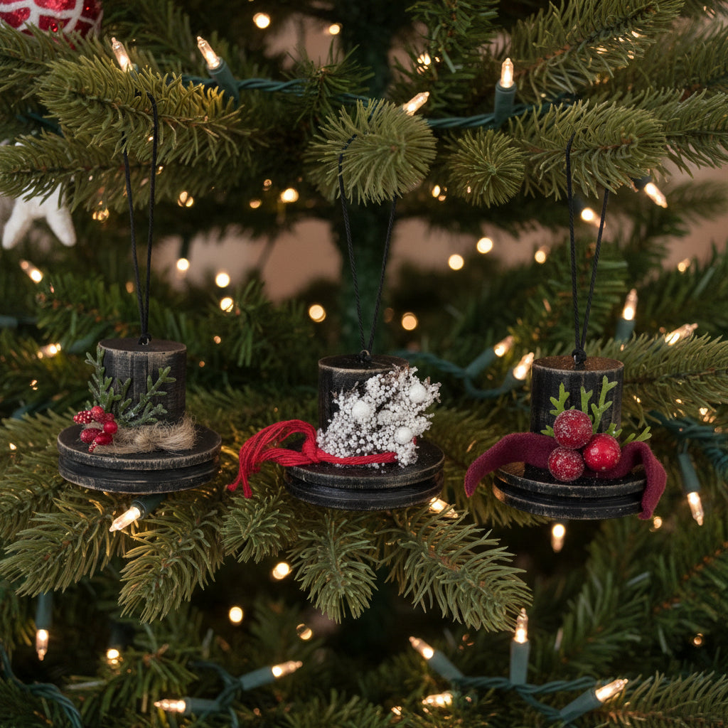 Snowman Hat Ornament