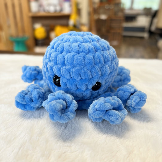 Crochet Octopus Baby Rattle