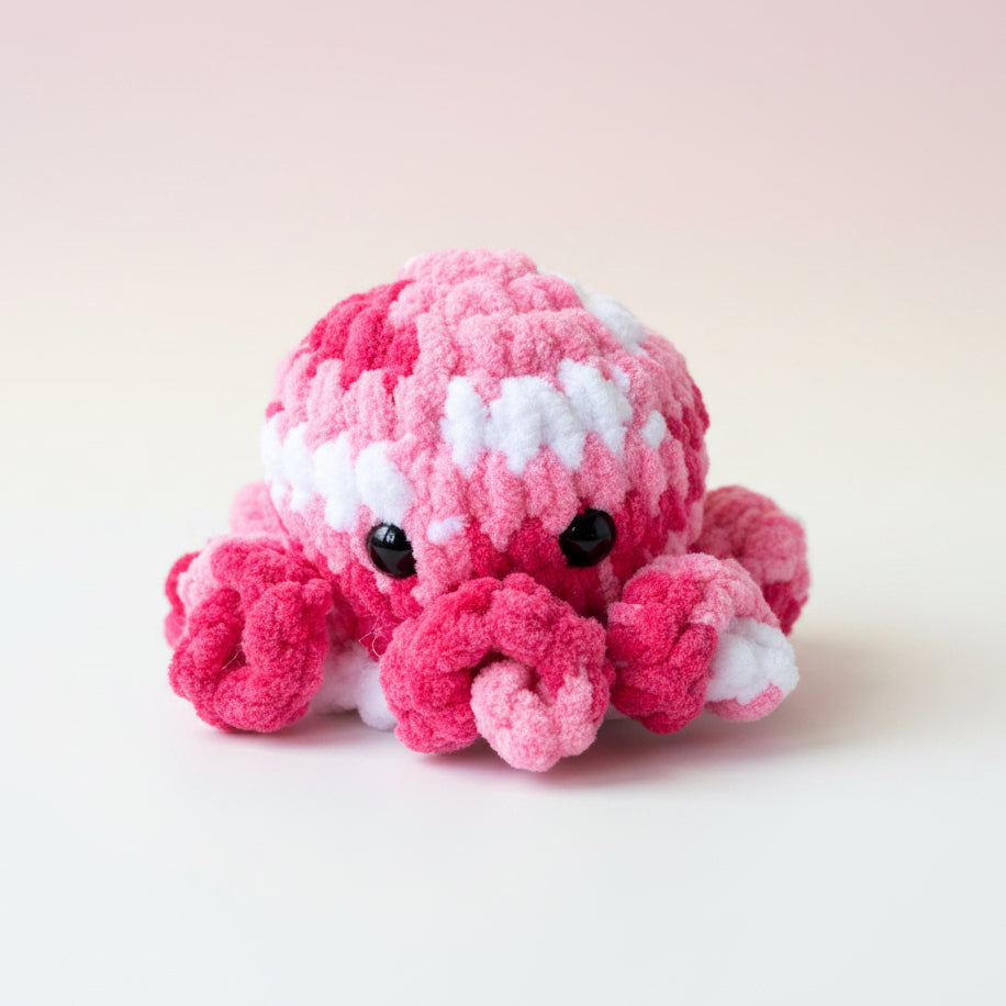 Crochet Octopus Baby Rattle