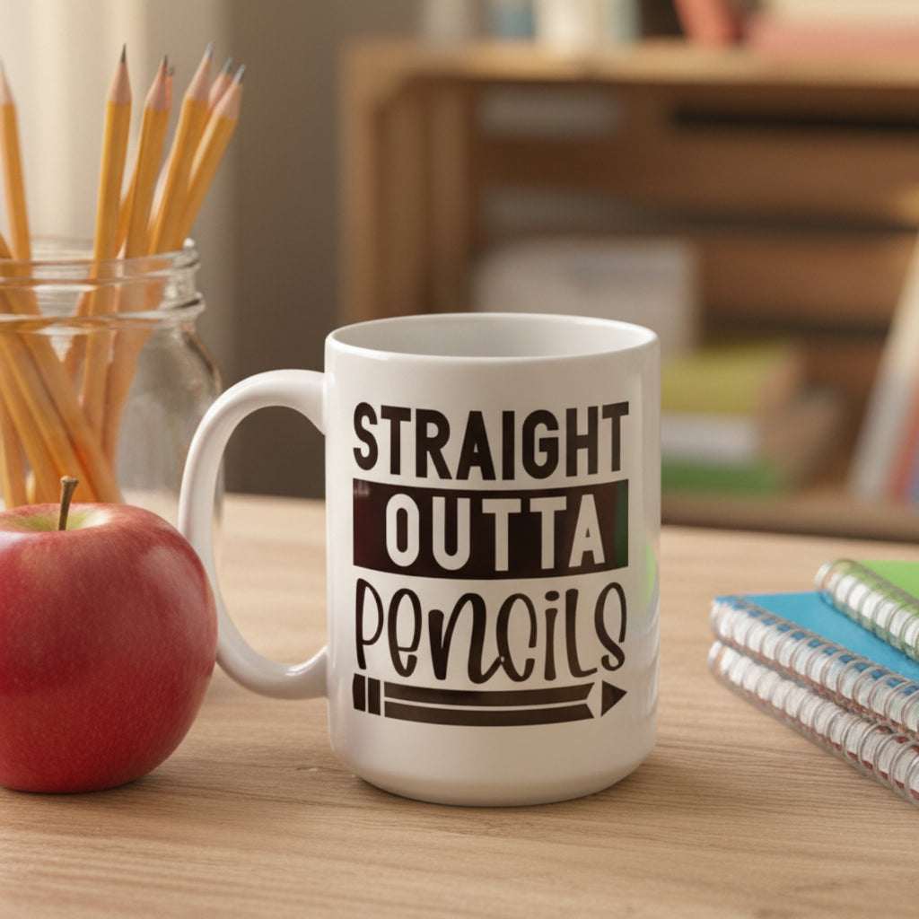 Straight Outta Pencils Design for Drinkware