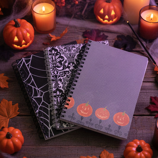 5x7" Halloween Spiral Bound Notebooks