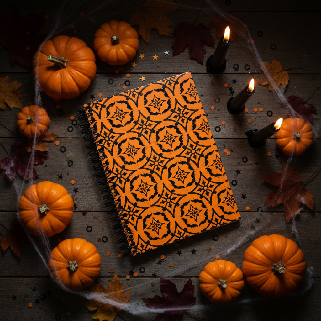 5x7" Halloween Spiral Bound Notebooks