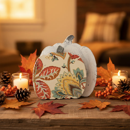 Double Wooden Pumpkins