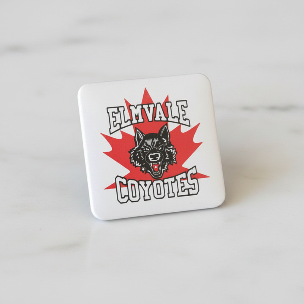 Coyotes Button
