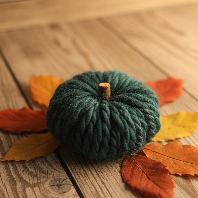 Mini Wool Pumpkins