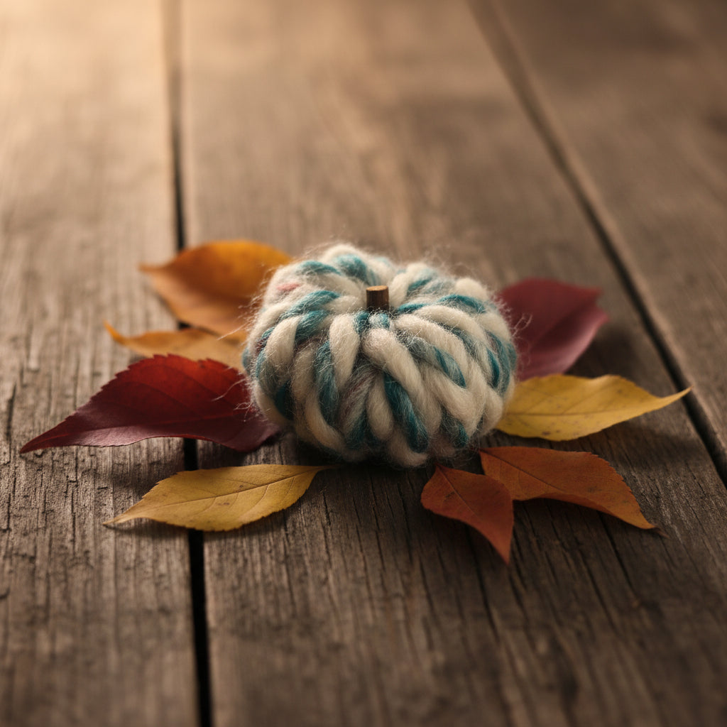 Mini Wool Pumpkins