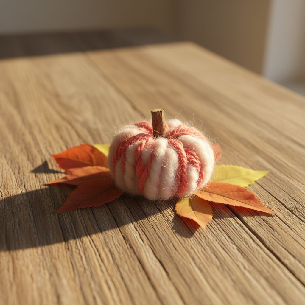 Mini Wool Pumpkins