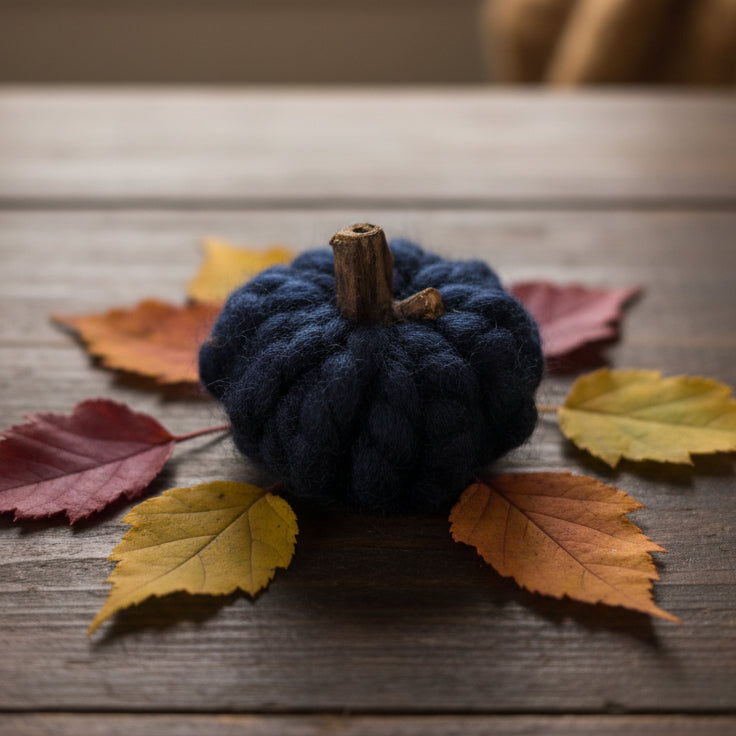 Mini Wool Pumpkins