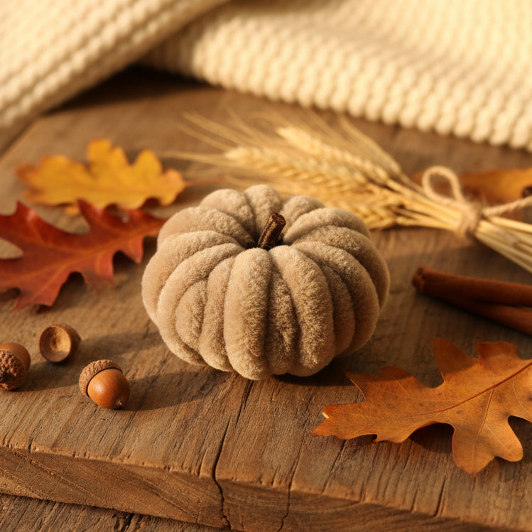 Mini Wool Pumpkins