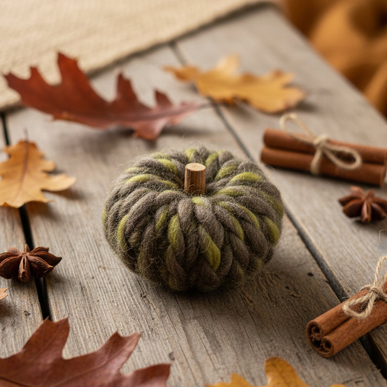 Mini Wool Pumpkins