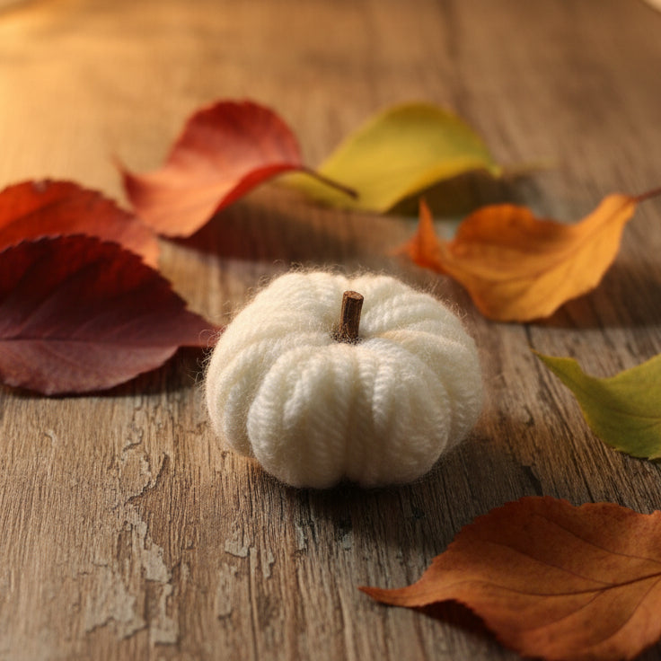 Mini Wool Pumpkins