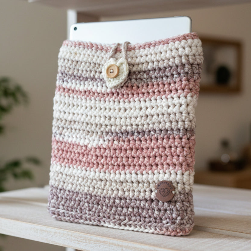 Crochet Tablet/Kindle Cover Large
