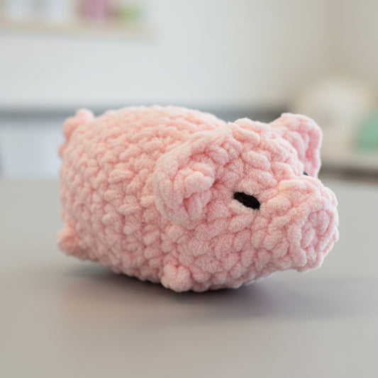 Crochet Pig Finger Puppet