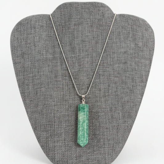 Green Aragonite Necklace