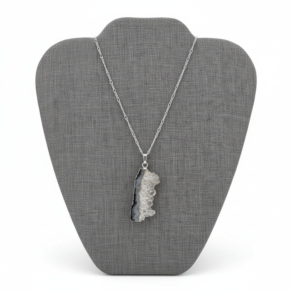 Quartz Slice Necklace