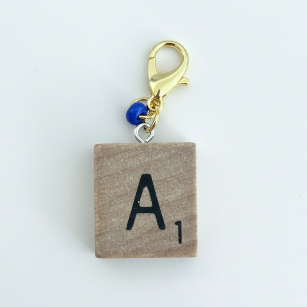 Scrabble "A" Keychains/Zipper Pulls