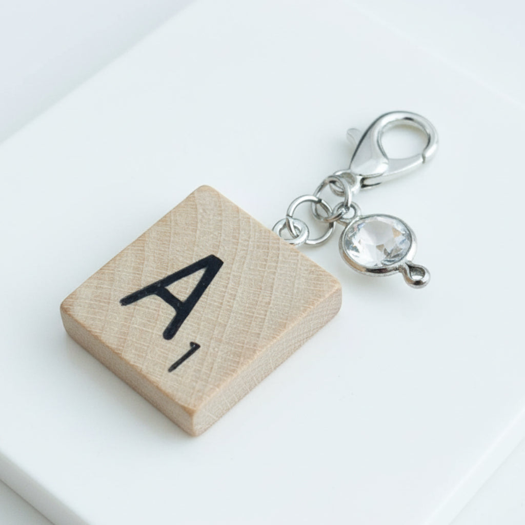 Scrabble "A" Keychains/Zipper Pulls
