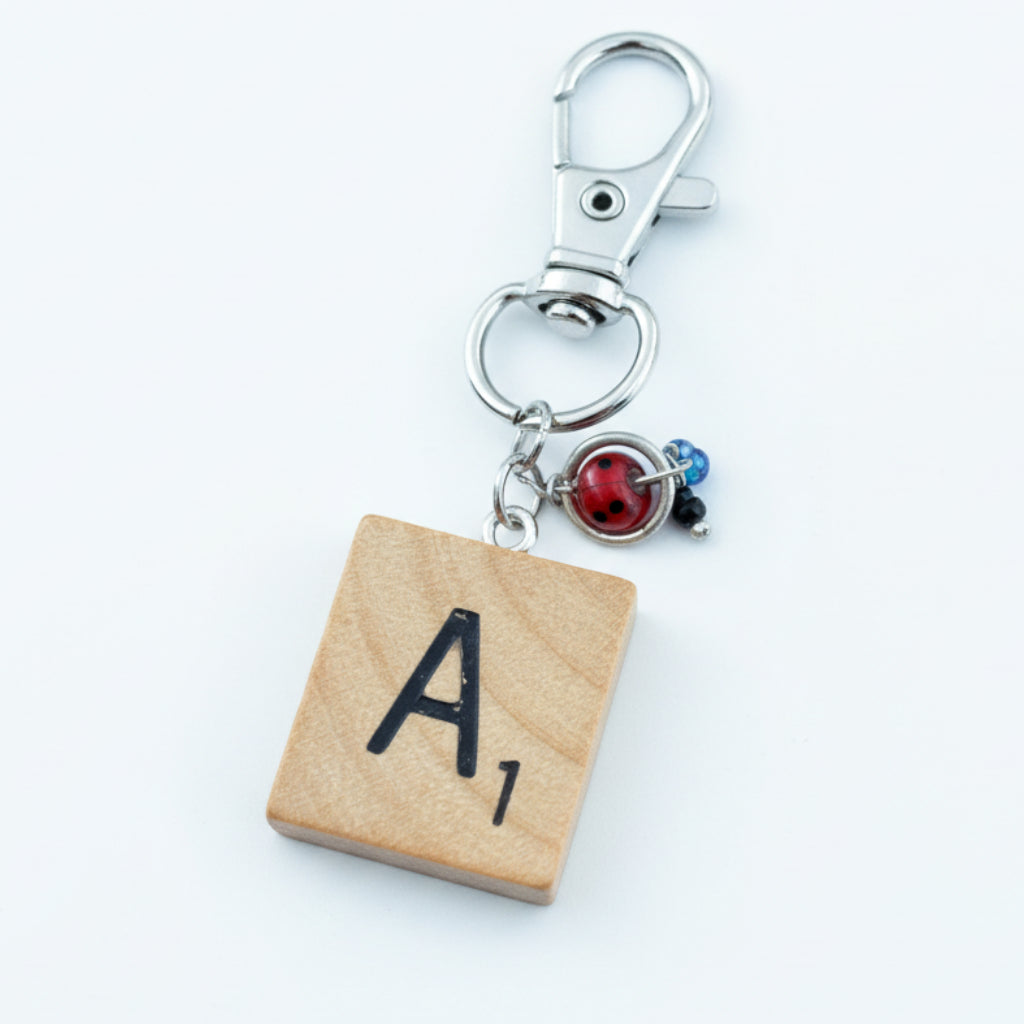 Scrabble "A" Keychains/Zipper Pulls