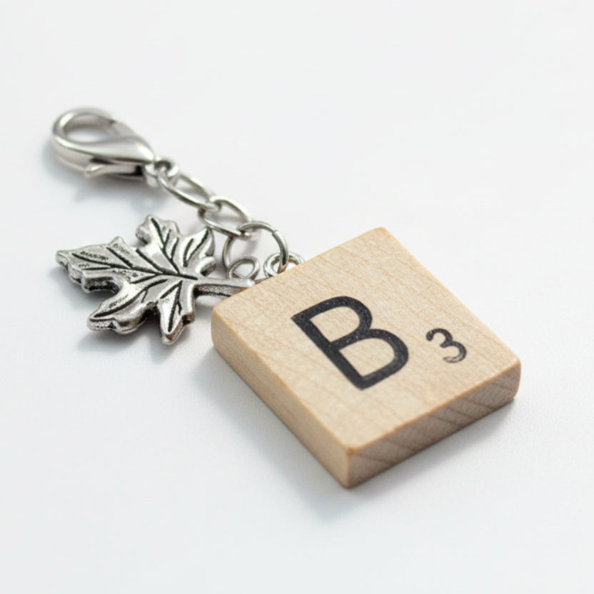 Scrabble "B" Keychains/Zipper Pulls