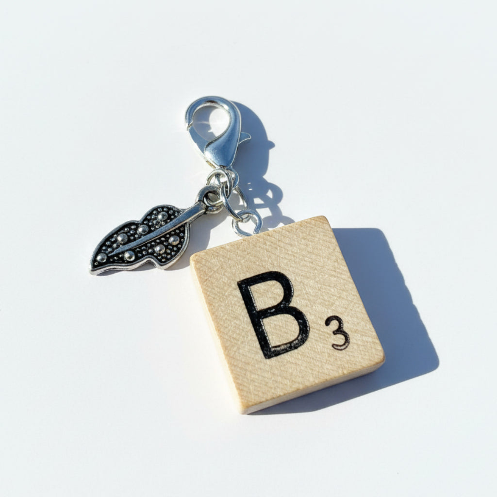 Scrabble "B" Keychains/Zipper Pulls