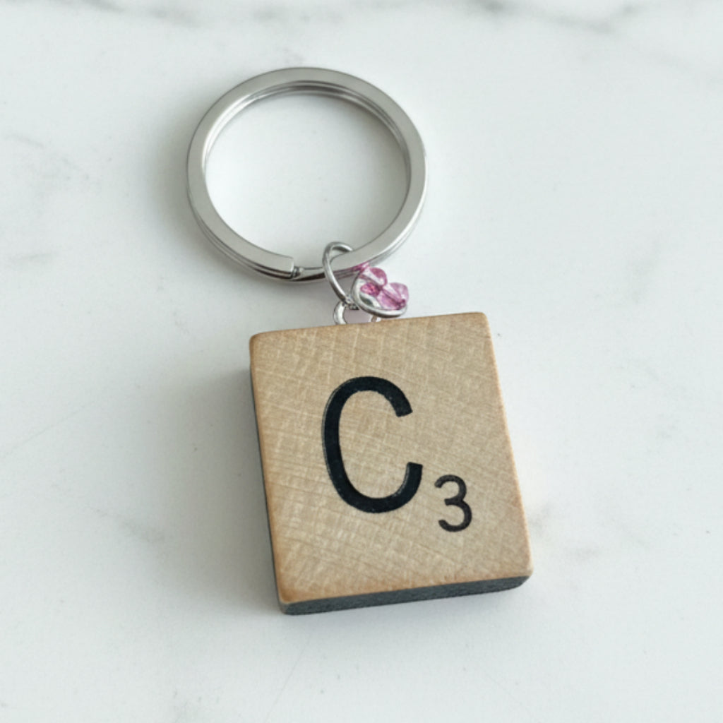 Scrabble "C" Keychains/Zipper Pulls