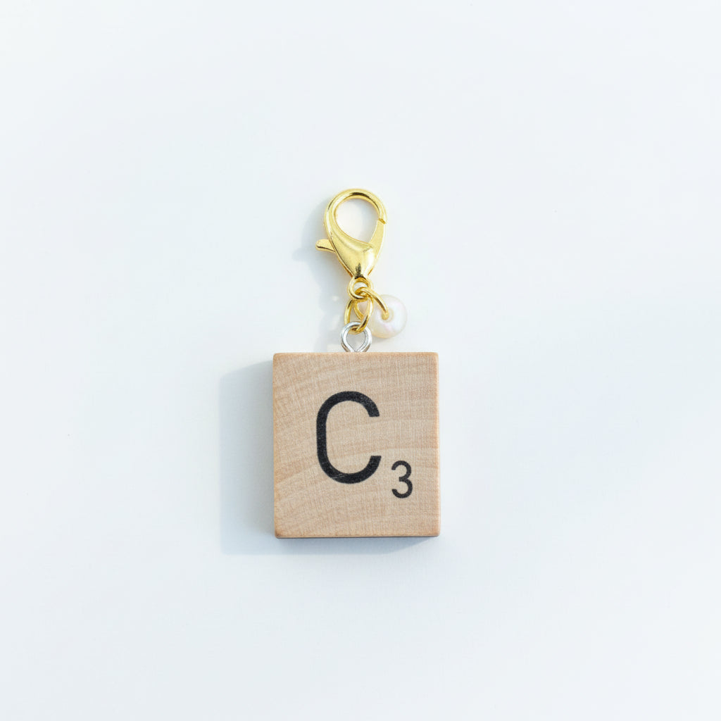 Scrabble "C" Keychains/Zipper Pulls
