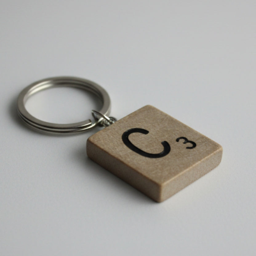 Scrabble "C" Keychains/Zipper Pulls