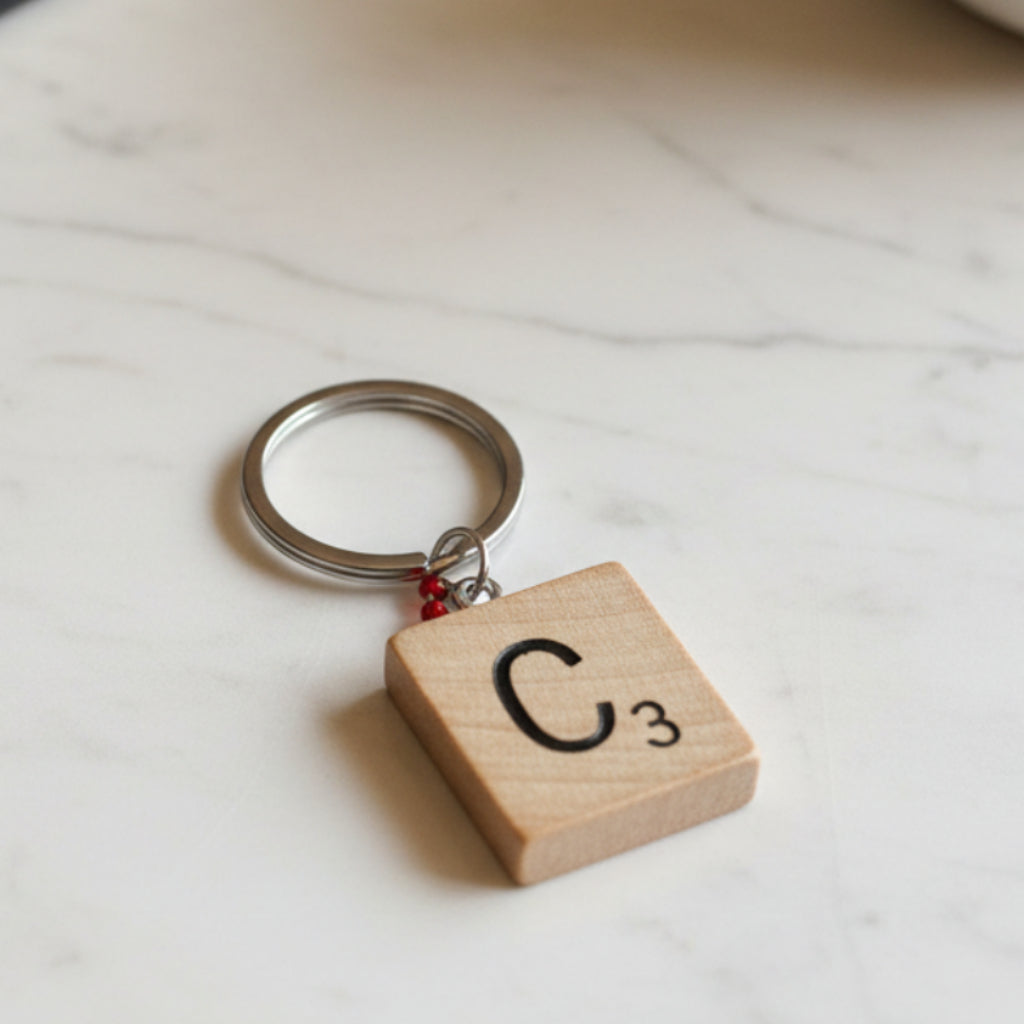 Scrabble "C" Keychains/Zipper Pulls