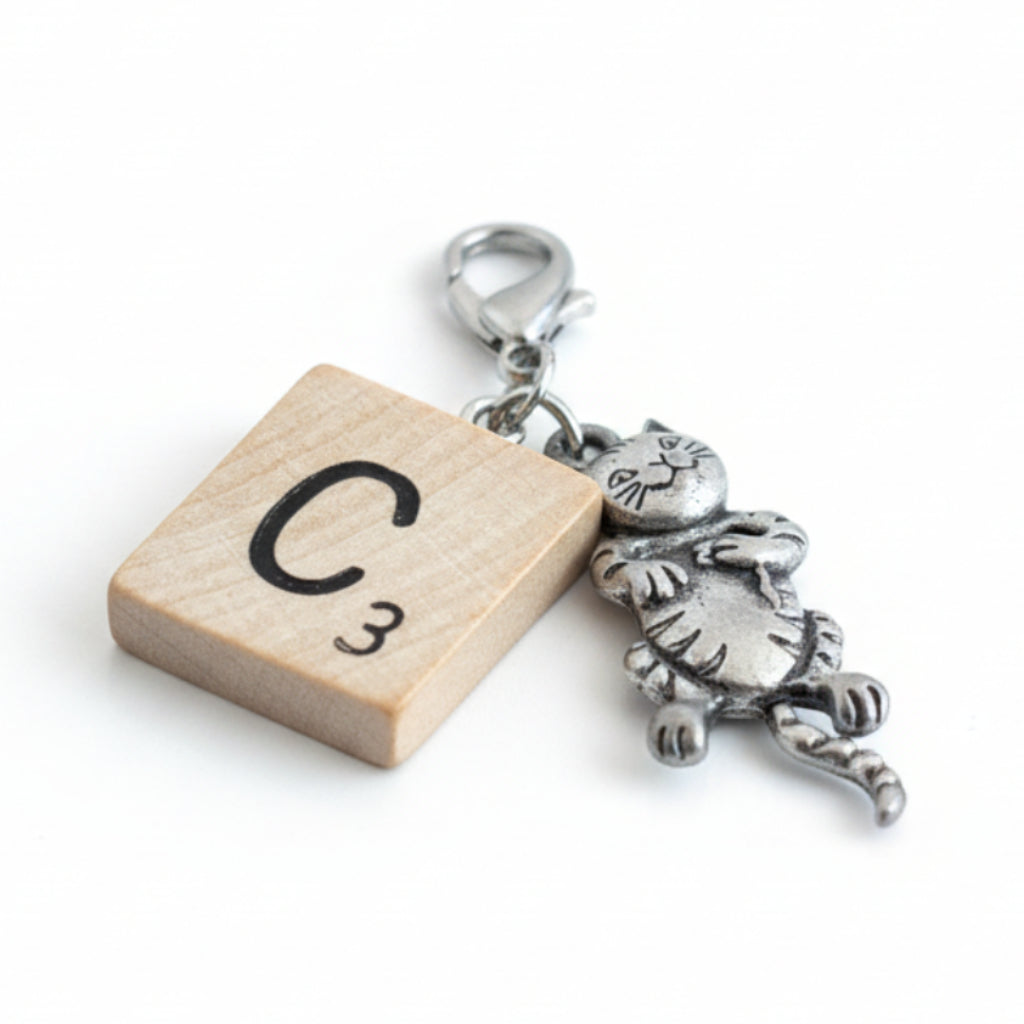 Scrabble "C" Keychains/Zipper Pulls