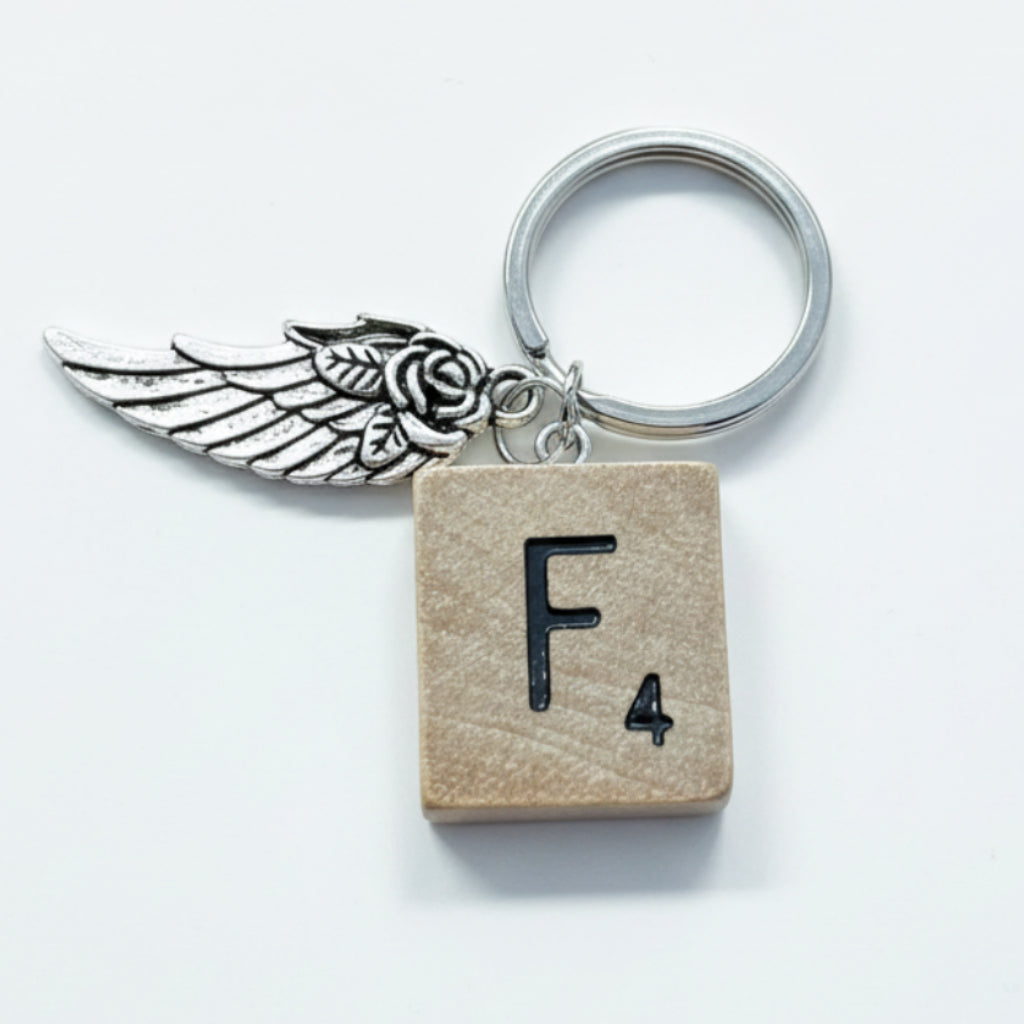 Scrabble "F" Keychains/Zipper Pulls