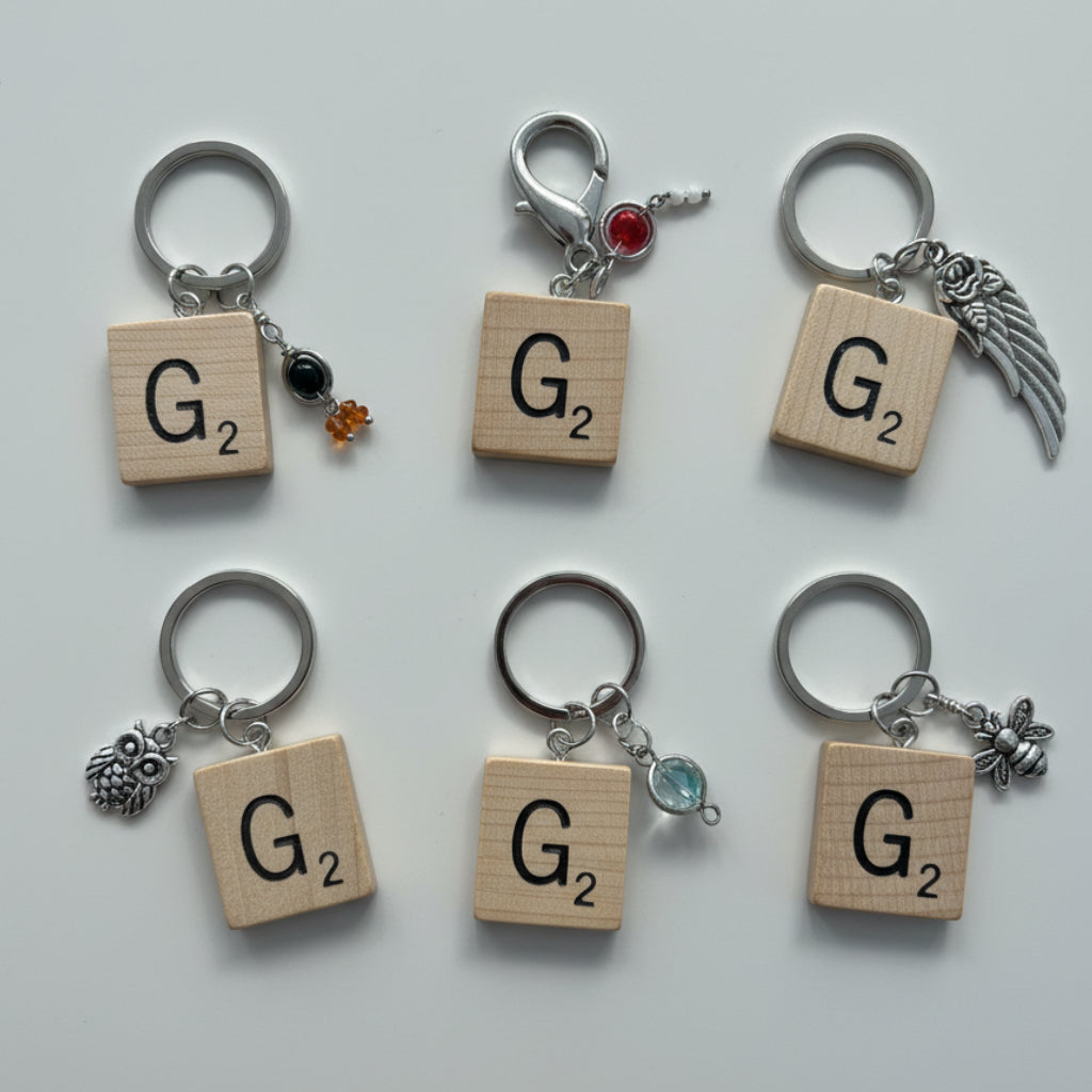 Scrabble "G" Keychains/Zipper Pulls