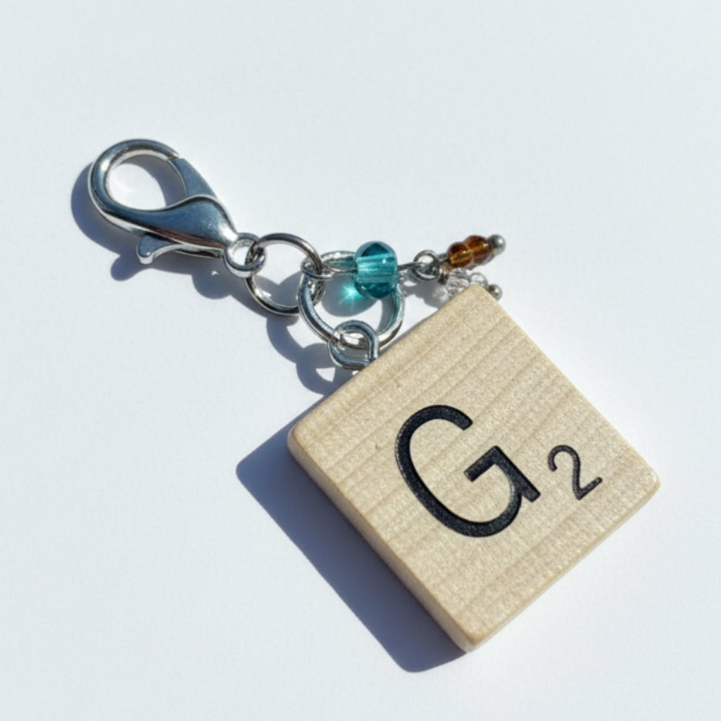 Scrabble "G" Keychains/Zipper Pulls